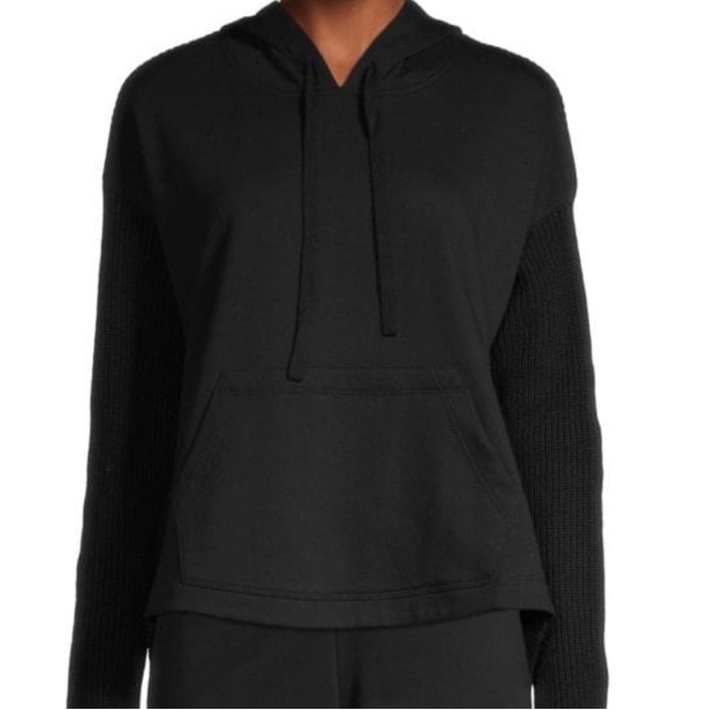 Splendid Mixed Media Sweater / Sweatshirt hoodie cotton wool cashmere blend